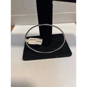 IPPOLITA Sterling Silver Hammered Oval Bangle Bracelet 925